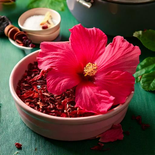 Hibiscus A Tangy Twist for Drinks and Desserts