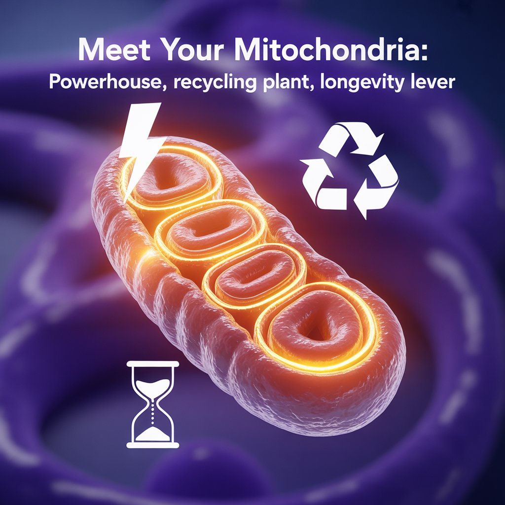 Meet Your Mitochondria: Powerhouse, Recycling Plant, Longevity Lever