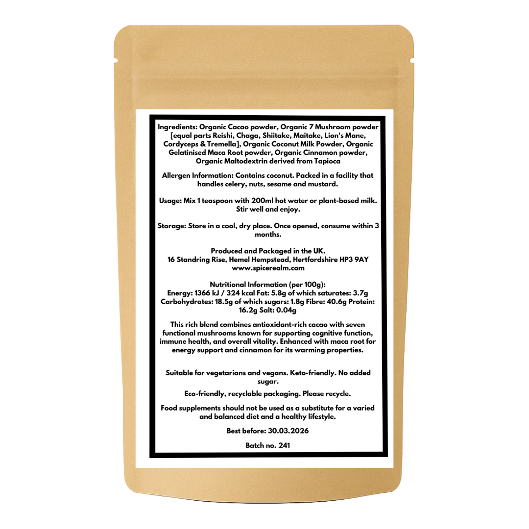 Mushroom Mocha (100g Wellness Pouch)