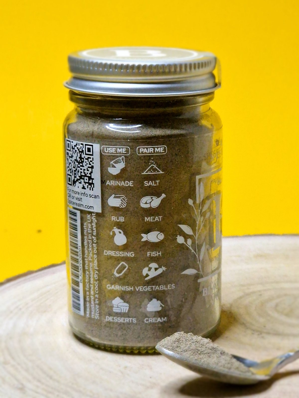 Use me, pair me guide for Black Pepper Powder: season meats, enhance salad dressings, pair with creamy sauces.