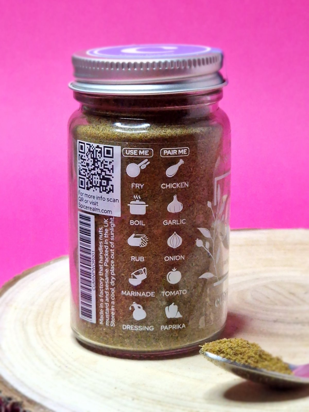 Usage and pairing ideas for Cumin Powder: season Mexican dishes, add to hummus, complement lamb recipes