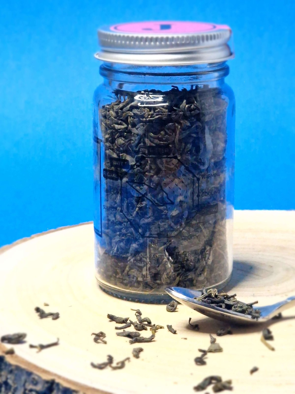 Flavour wheel for Jasmine depicting its sweet, floral aroma and delicate taste profile