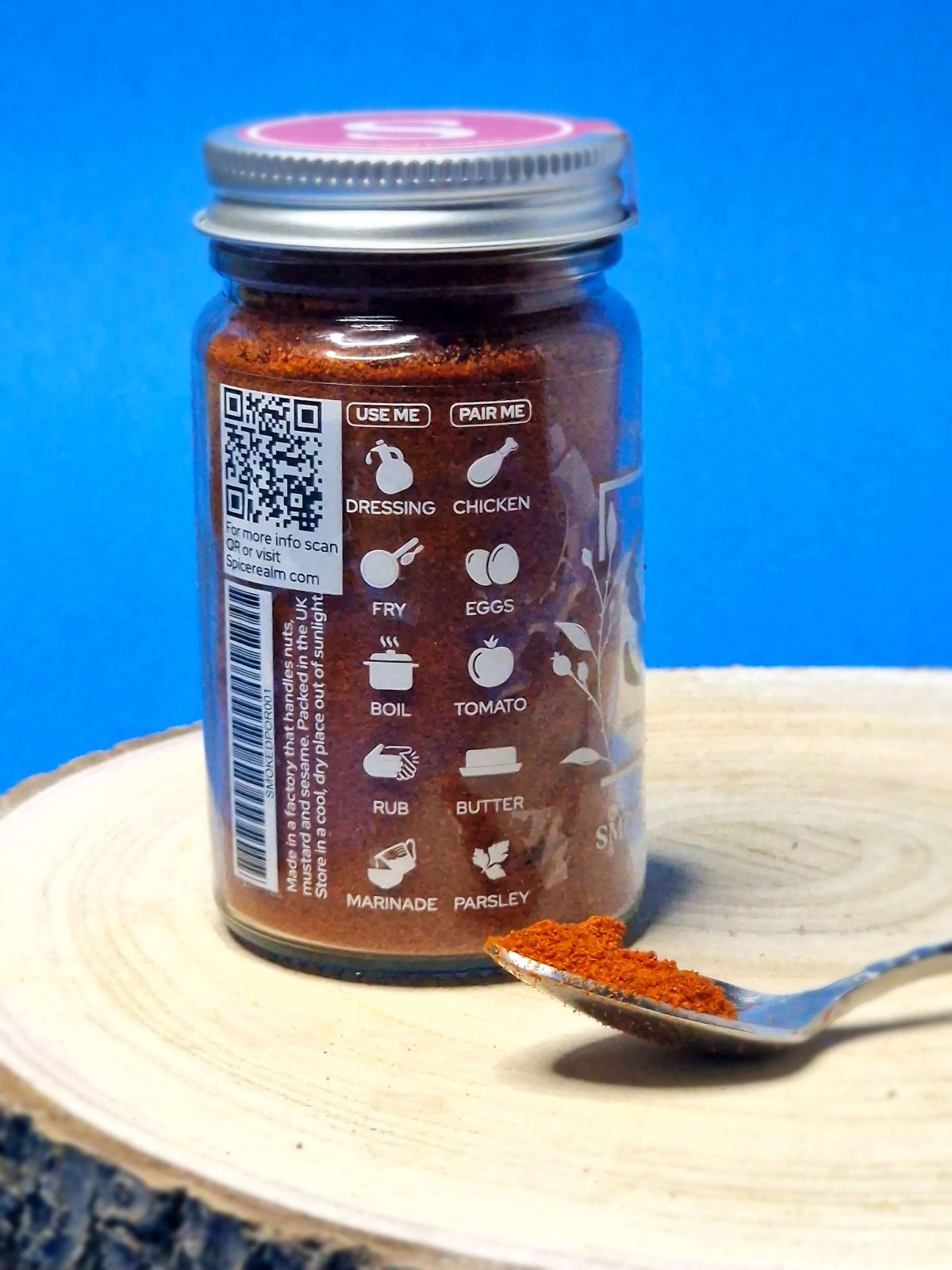 Use and pair guide for Smoked Paprika: sprinkle on eggs, add to BBQ rubs, enhance vegetable soups