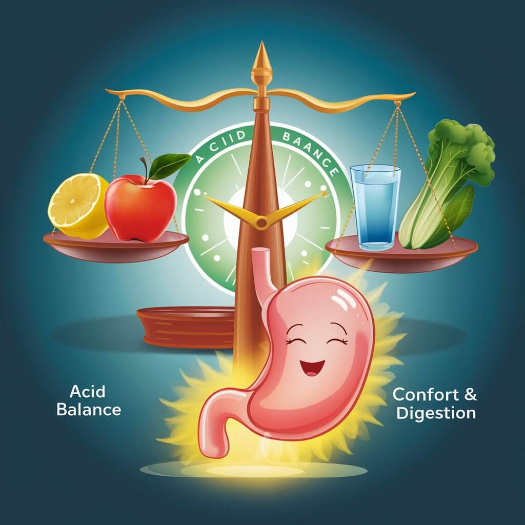 Stomach Health: Acid Balance, Comfort & Digestion