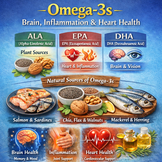 Omega-3s — Brain, Inflammation & Heart Health