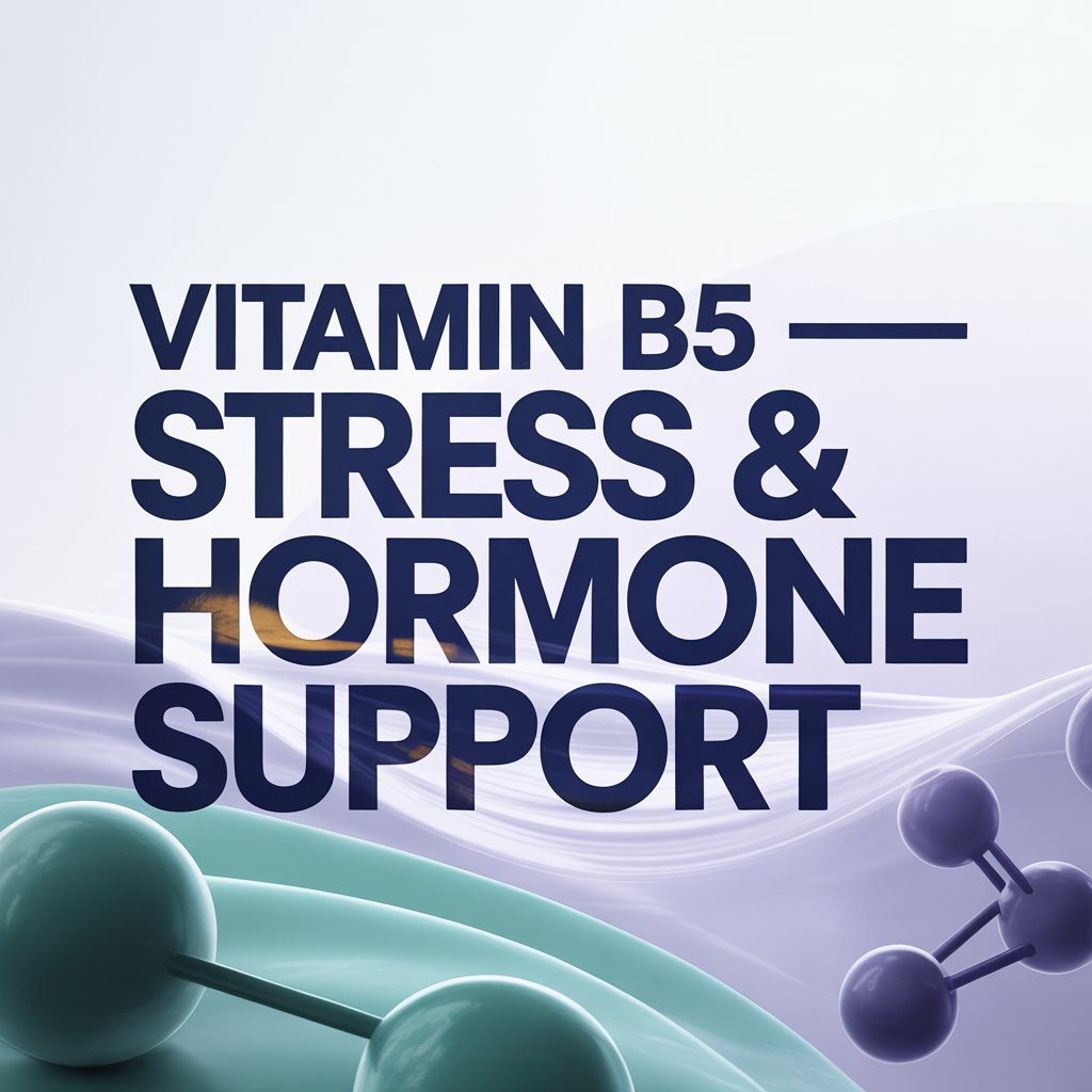 Vitamin B5 — Stress & Hormone Support