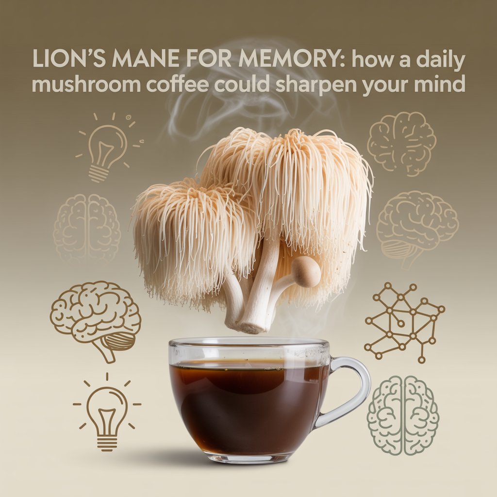 Lion’s Mane for Memory: How a Daily Mushroom Coffee Could Sharpen Your Mind