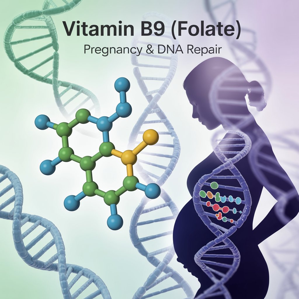 Vitamin B9 (Folate) — Pregnancy & DNA Repair