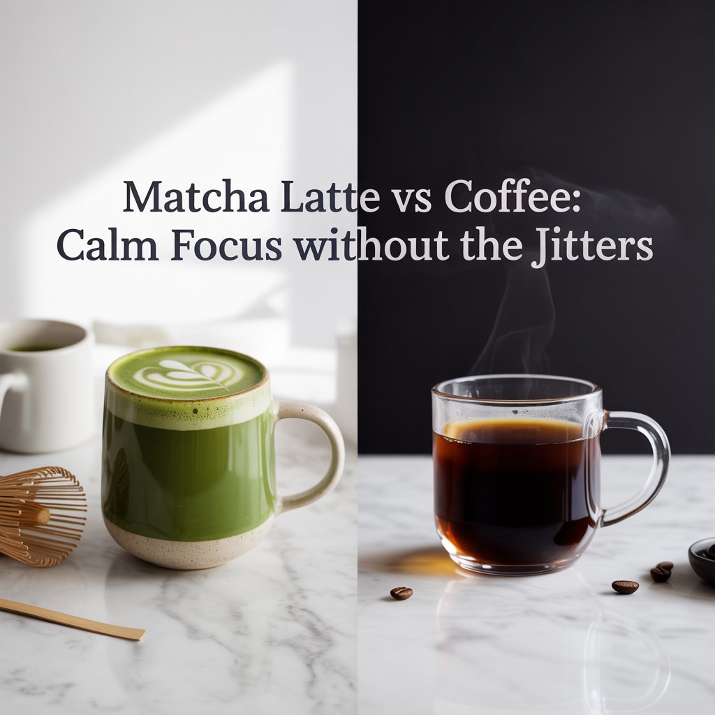 Matcha Latte vs Coffee: Calm Focus Without the Jitters