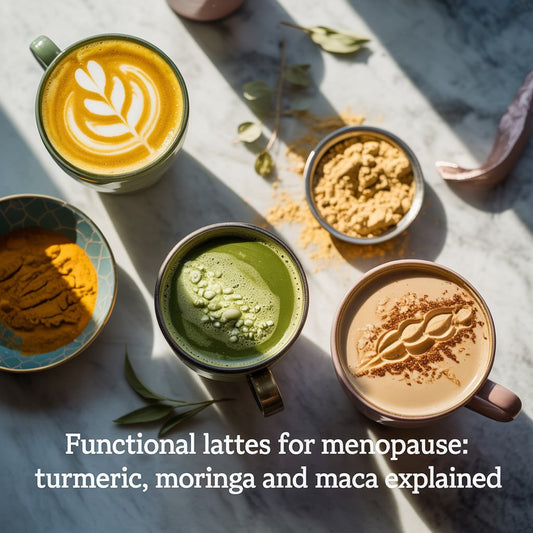 Functional Lattes for Menopause: Turmeric, Moringa and Maca Explained