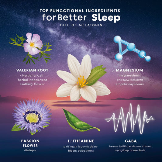 The Best Functional Ingredients for Better Sleep (Without Melatonin)