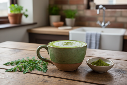 Moringa Latte Recipe UK : Nutritious Green Drink to Boost Energy