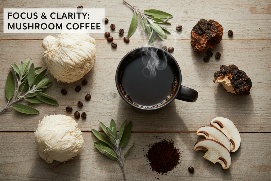 Mushroom Coffee Benefits for Focus Explained: Why More People in the UK Are Switching to Mushroom Blends