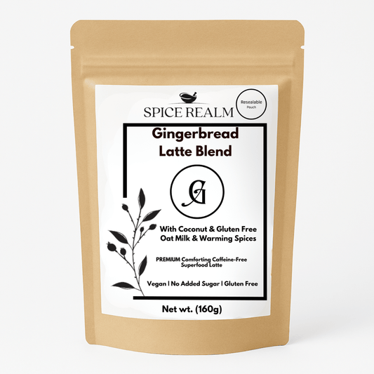 Gingerbread Latte Blend by Spice Realm – warming wellness drink