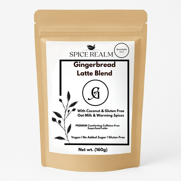 Gingerbread Latte Blend by Spice Realm – warming wellness drink